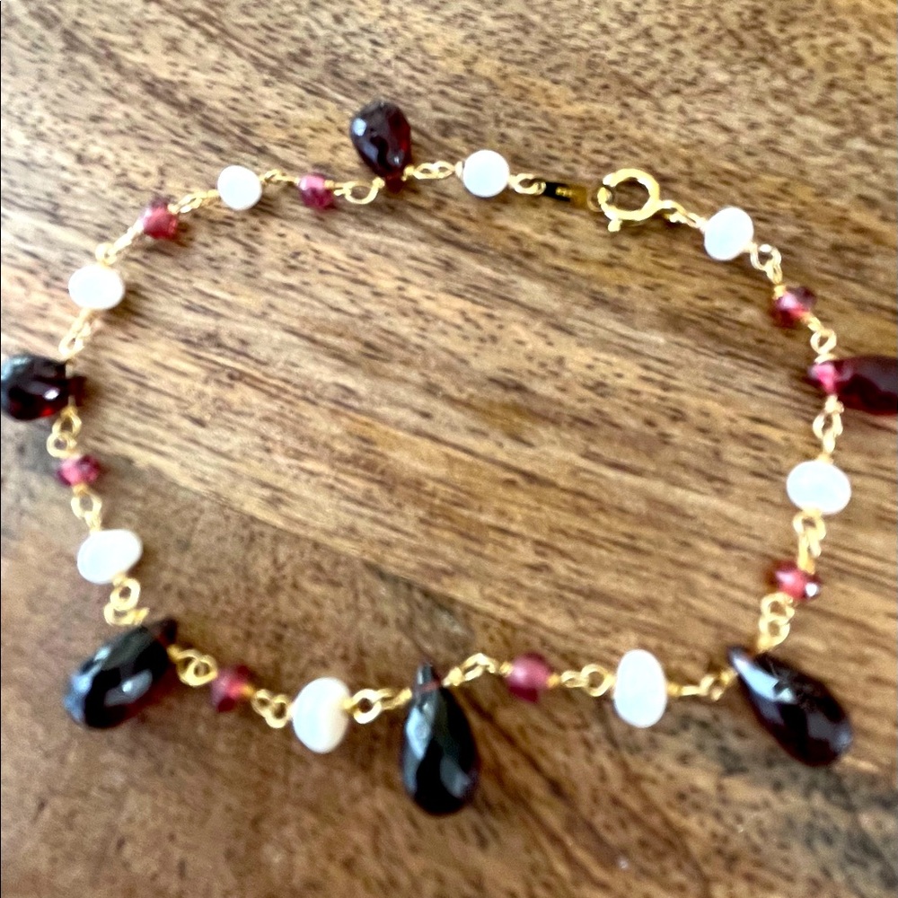 ❣️Garnets & Pearls❣️